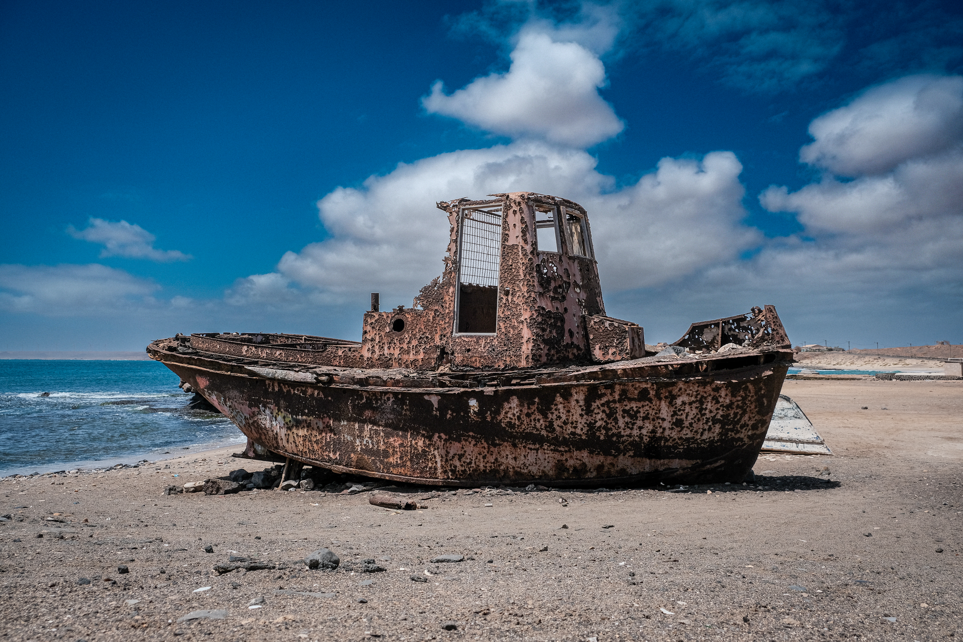 Cap-Vert Marocains - plage de l'île de Sal