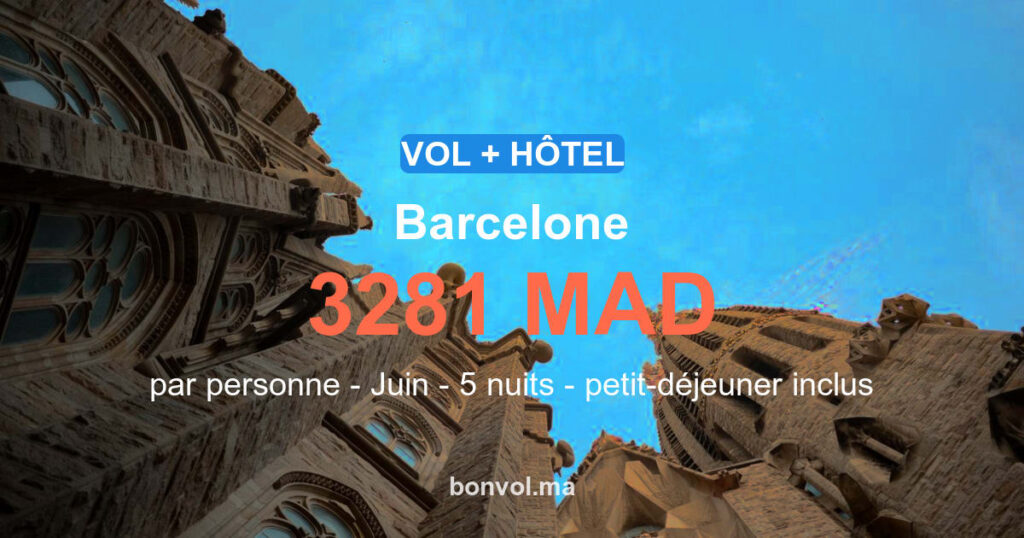 Séjour Barcelone pas cher : offre exceptionnelle