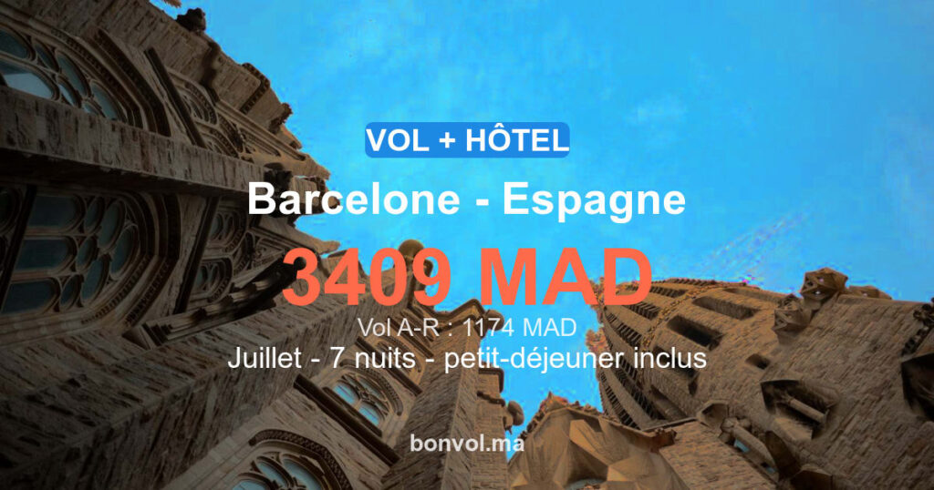 Séjour à Barcelone pas cher : offre exclusive
