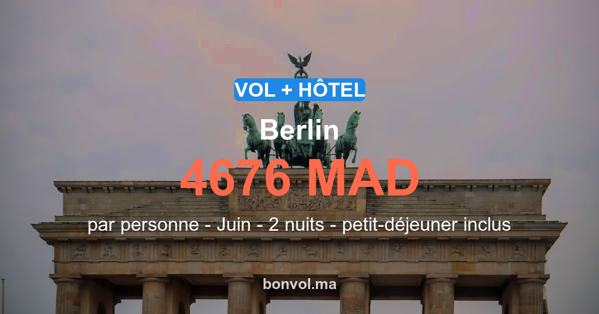 Séjour berlin pas cher : offre irresistible