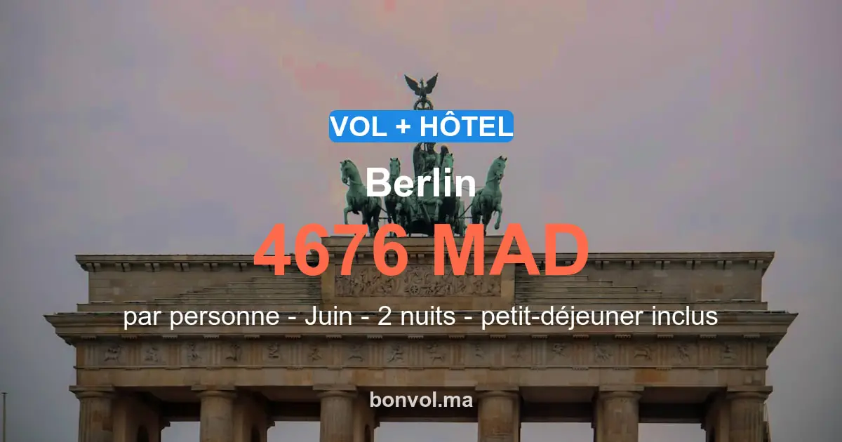 Séjour Berlin pas cher
