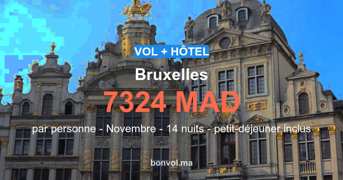 Séjour bruxelles pas cher : offre exceptionnelle