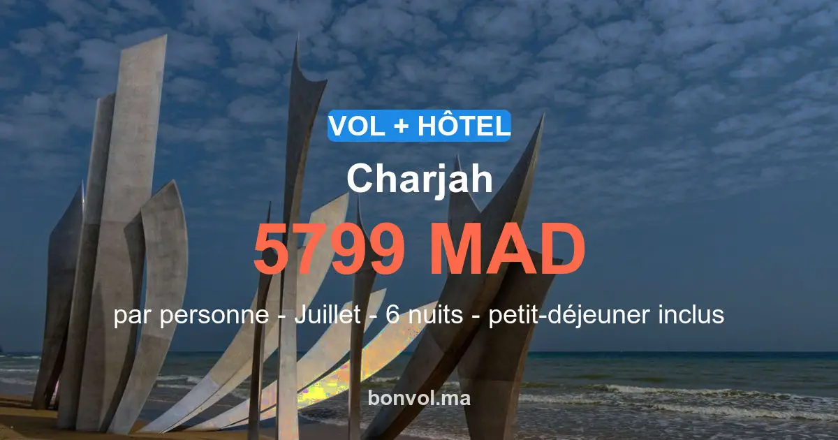 Séjour à Charjah pas cher