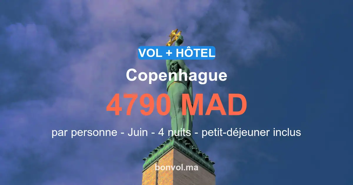 Séjour à Copenhague pas cher