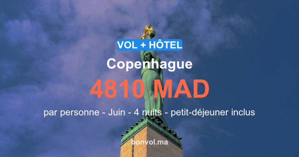Séjour Copenhague pas cher : offre irrésistible