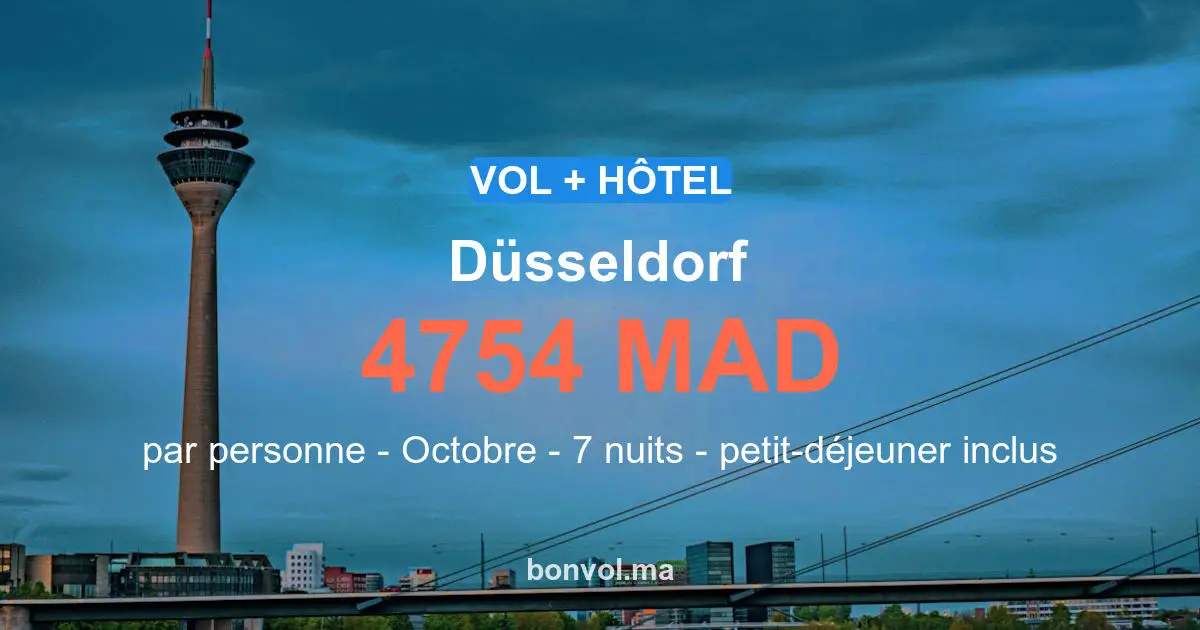 Séjour Düsseldorf pas cher