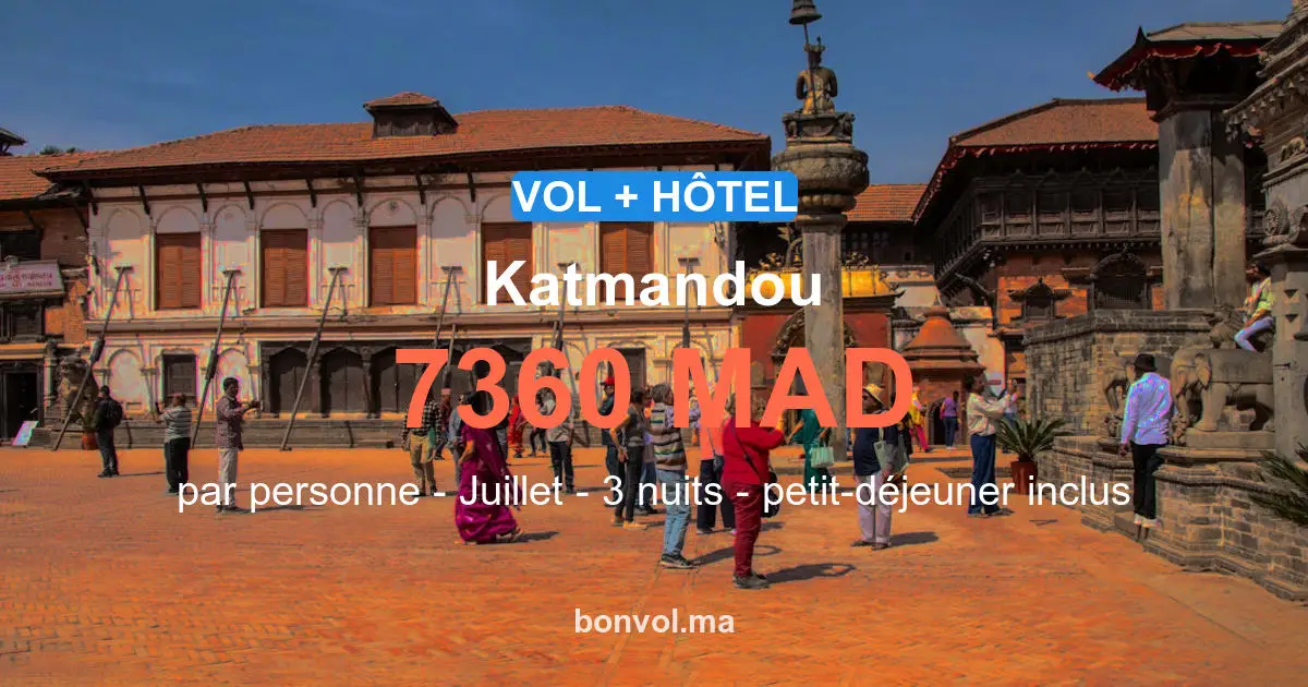 Séjour katmandou pas cher : offre exclusive