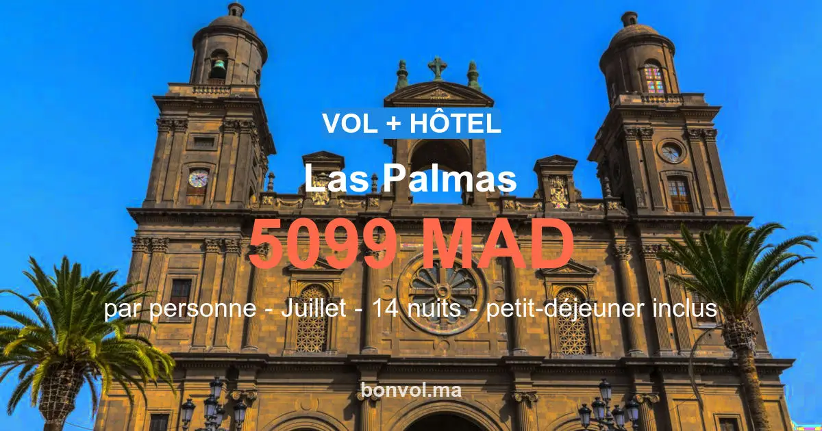 Séjour à Las Palmas pas cher