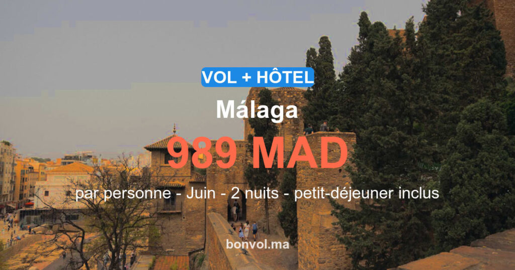 Séjour Málaga pas cher : offre imbattable