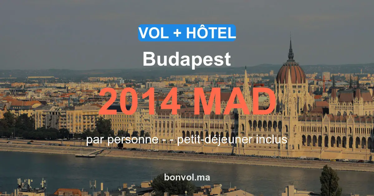 Séjour Budapest pas cher — 2014 MAD