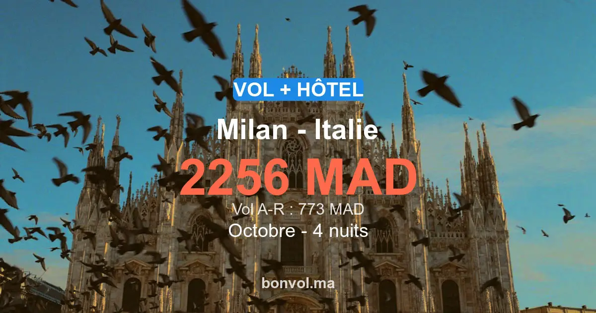 Séjour à Milan pas cher