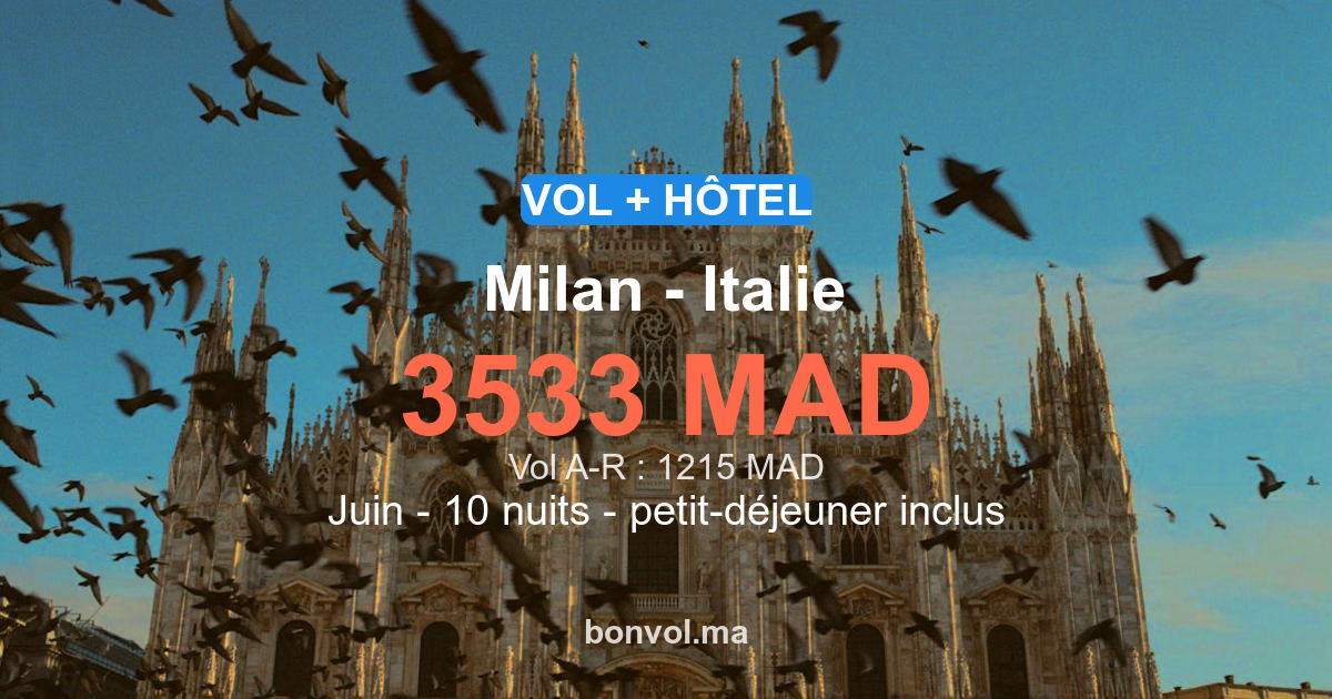 Séjour à Milan pas cher : offre exceptionnelle