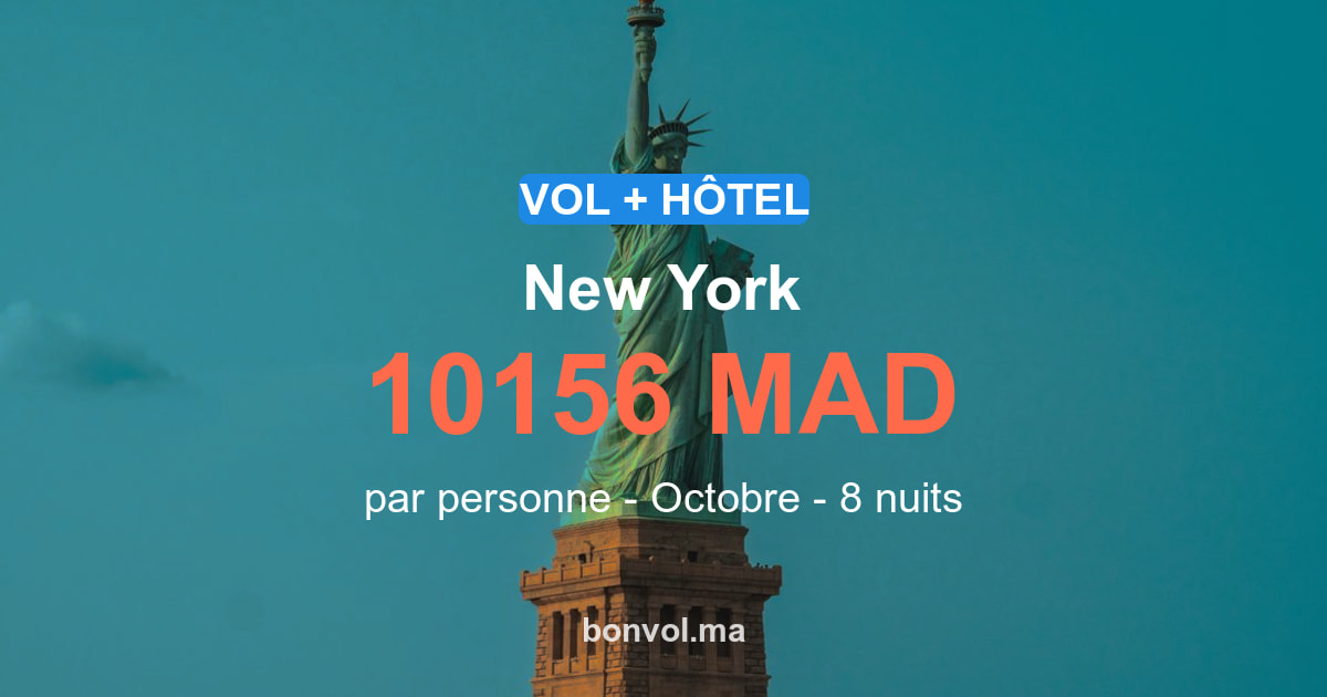 Séjour new york pas cher : offre imbattable