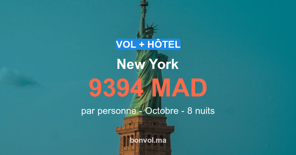 Séjour new york pas cher : offre exclusive
