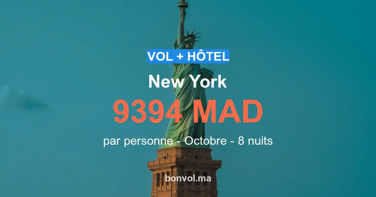 Séjour new york pas cher : offre exclusive