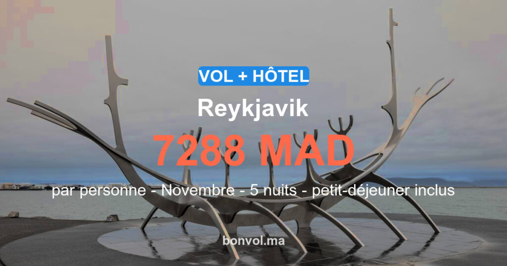 Séjour Reykjavik pas cher : offre irrésistible