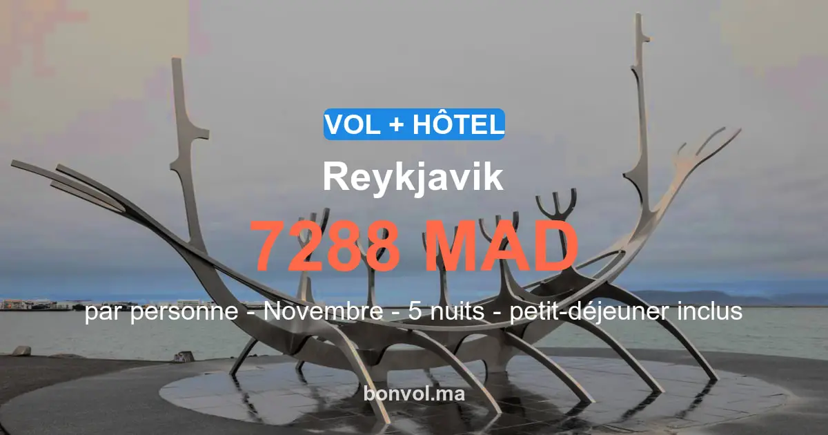 Séjour Reykjavik pas cher