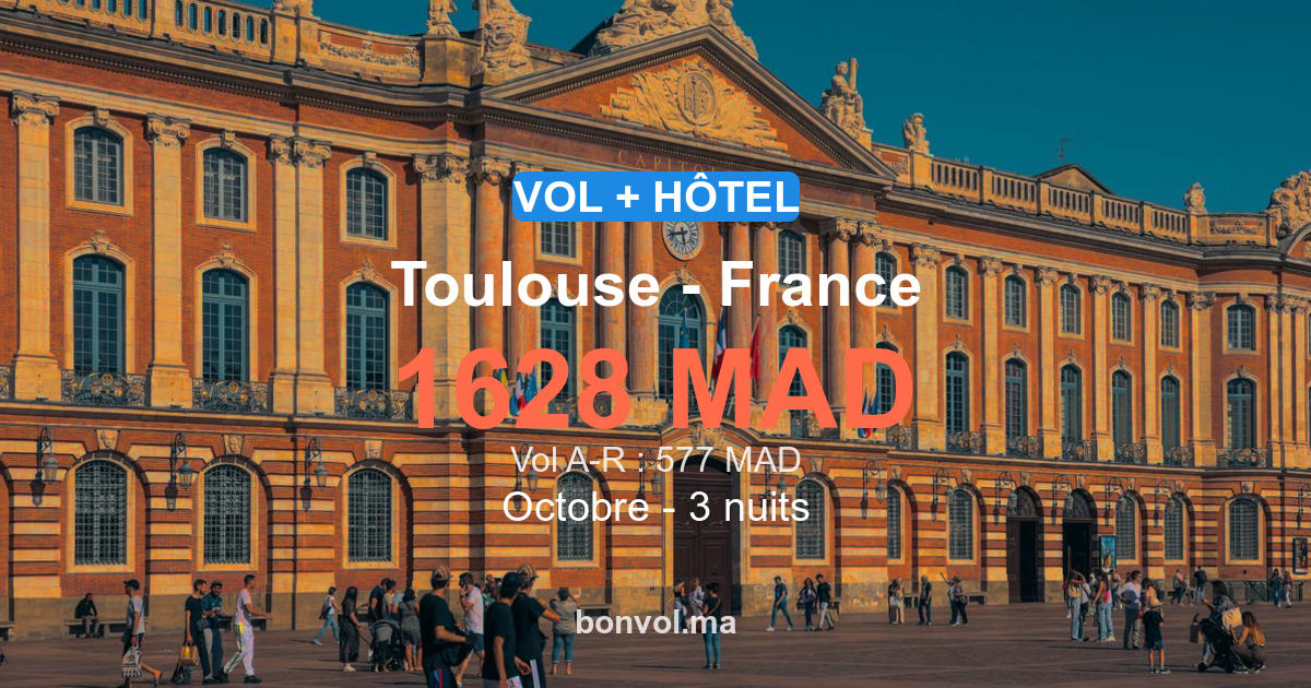 Séjour à Toulouse pas cher : offre imbattable