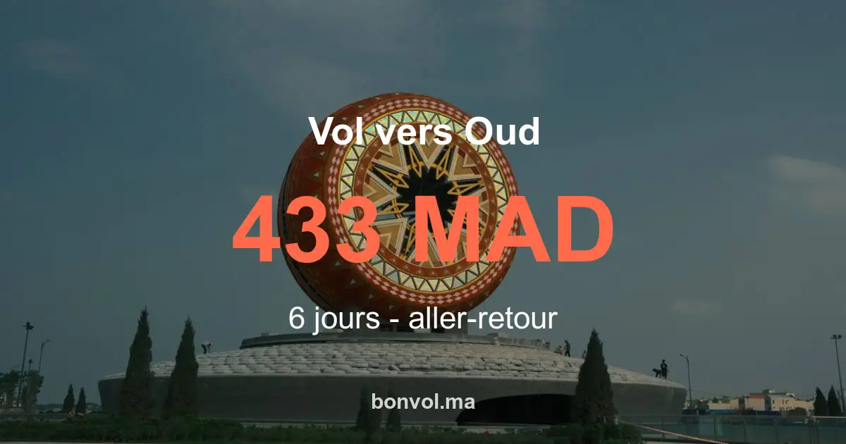 Vol Marrakech Oud pas cher