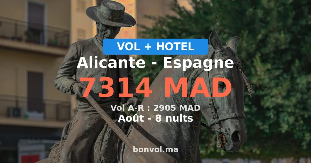 Séjour à Alicante pas cher