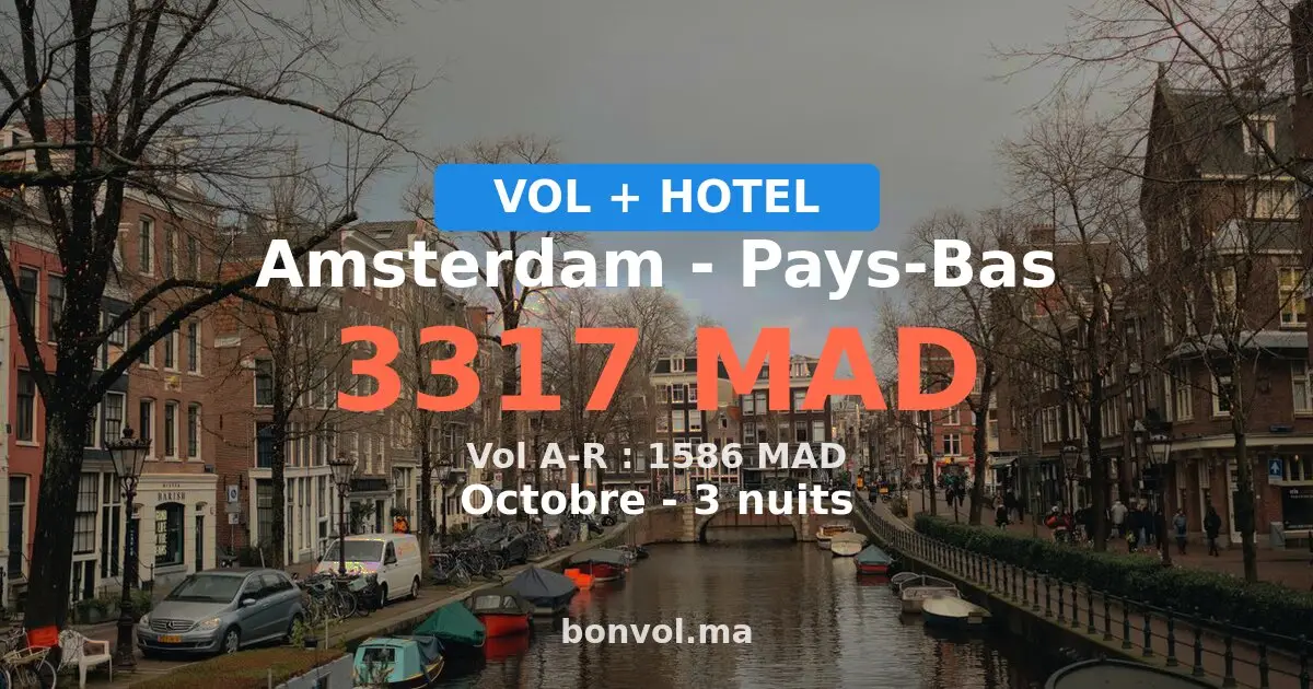 Séjour à Amsterdam pas cher