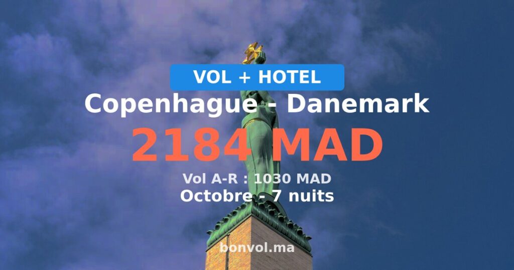 Séjour à Copenhague pas cher — 2184 MAD