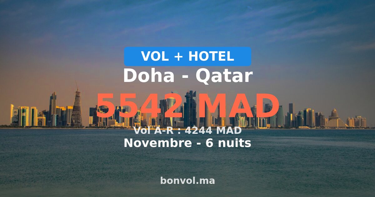 Séjour à Doha pas cher