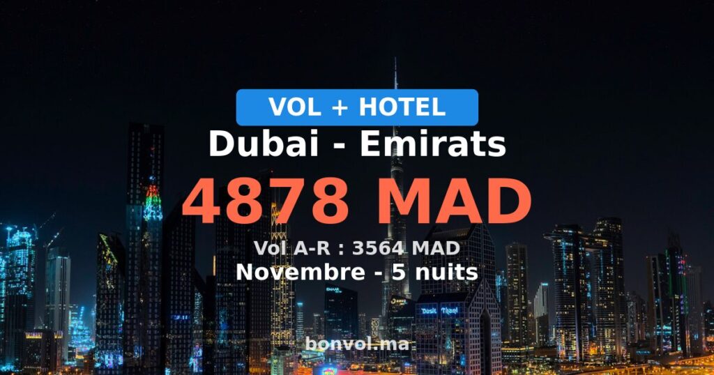 Séjour à Dubai pas cher
