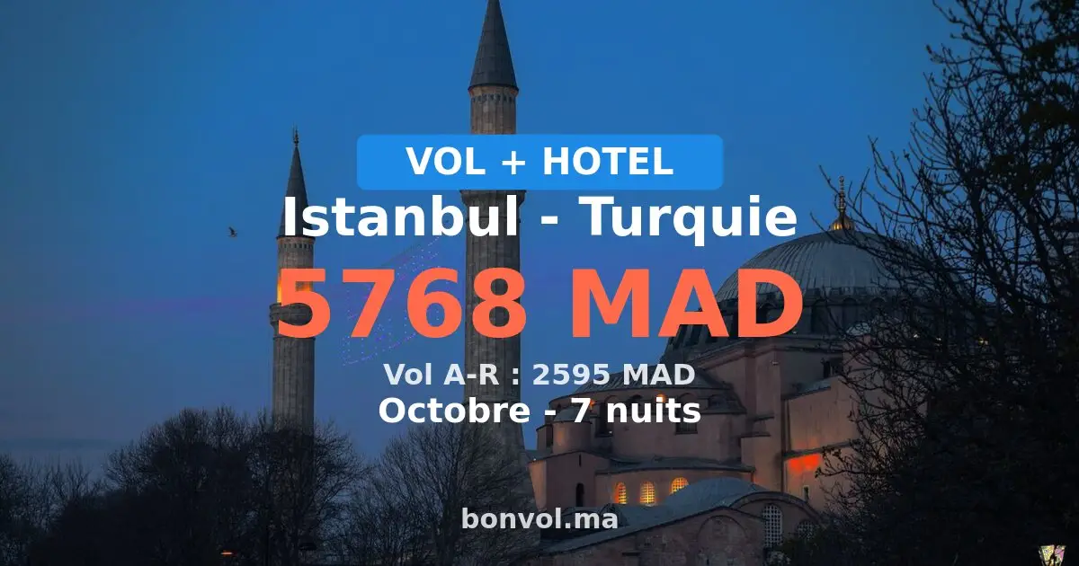 Séjour à Istanbul pas cher