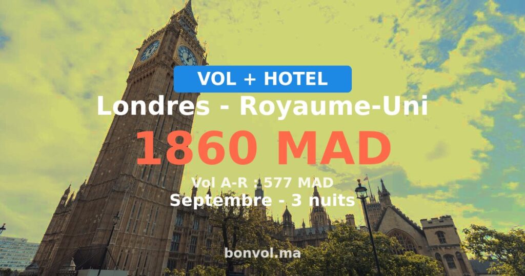 Séjour à Londres pas cher