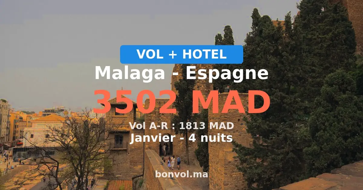 Séjour à Malaga pas cher