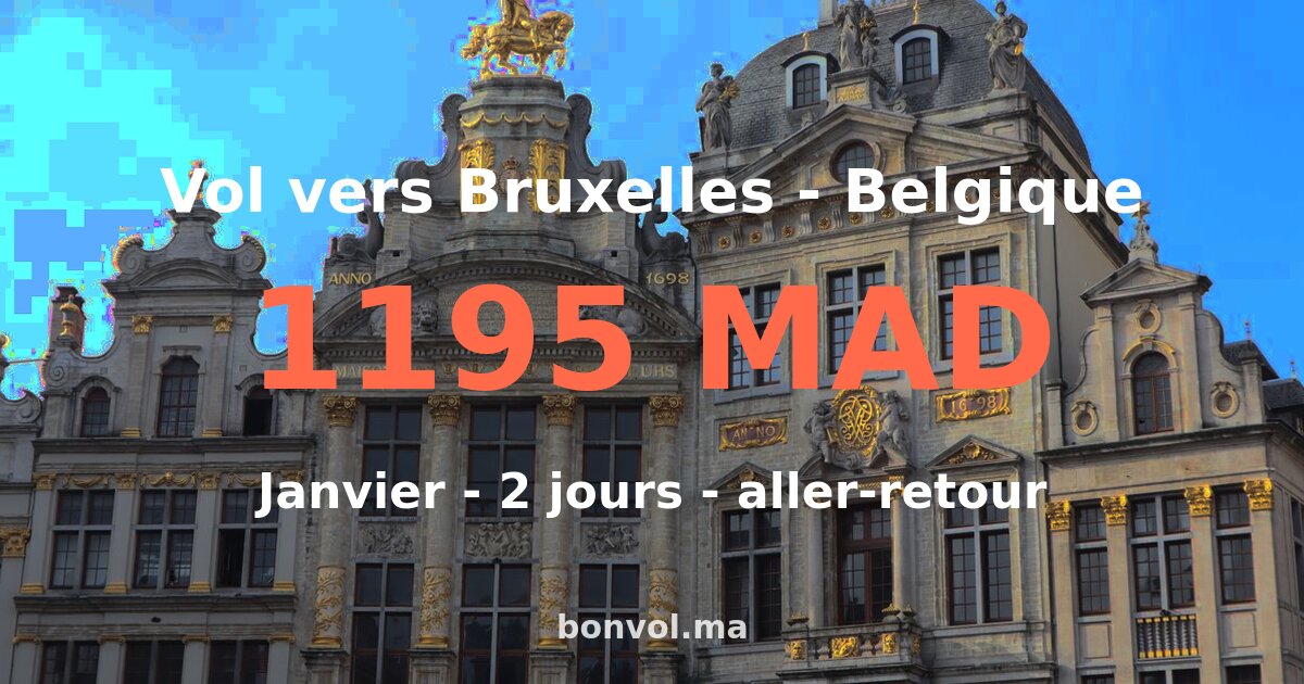 Vol RAK Bruxelles pas cher