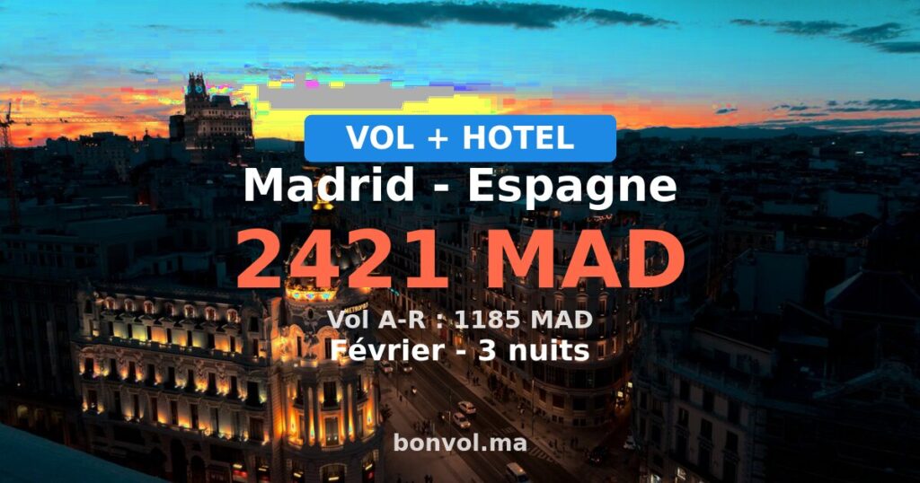 Séjour à Madrid pas cher