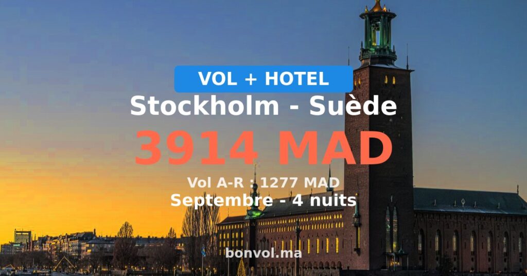 Séjour à Stockholm pas cher