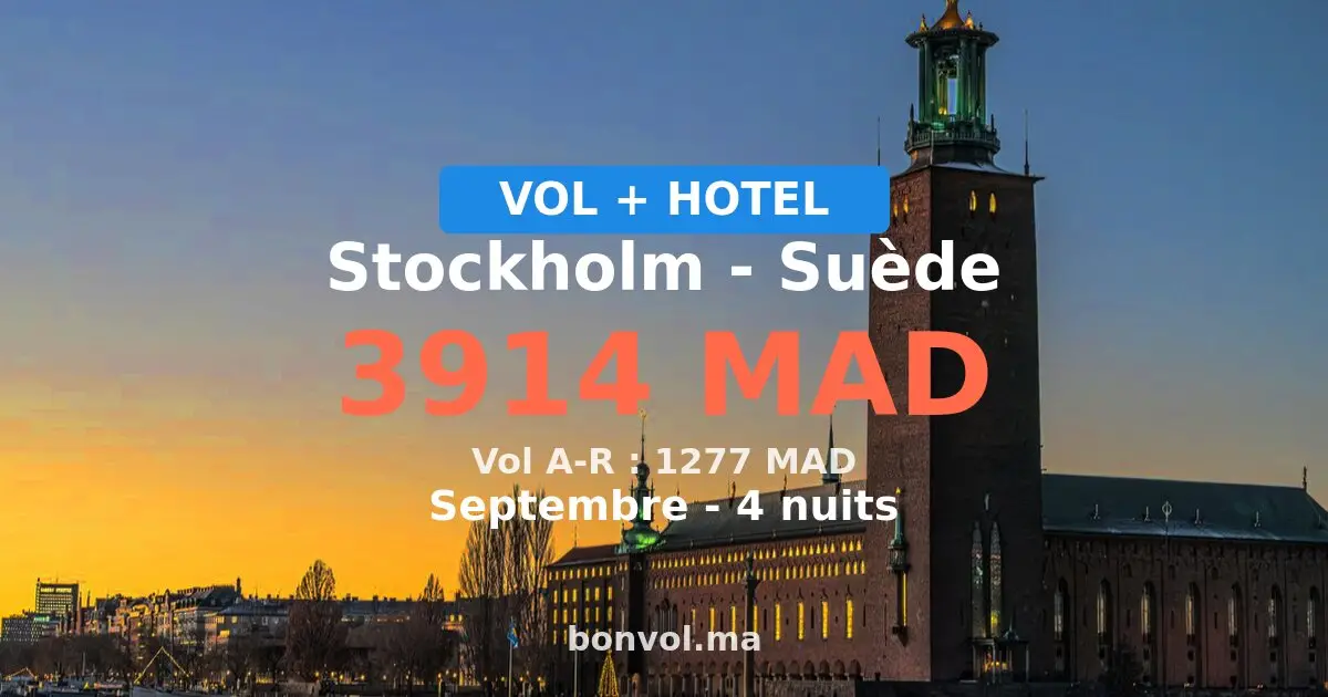 Séjour à Stockholm pas cher