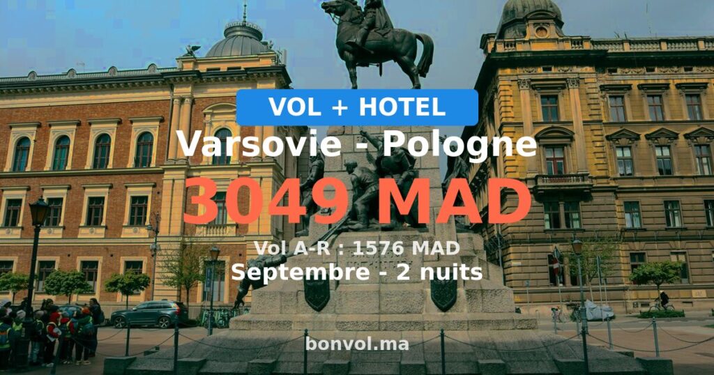 Séjour à Varsovie pas cher