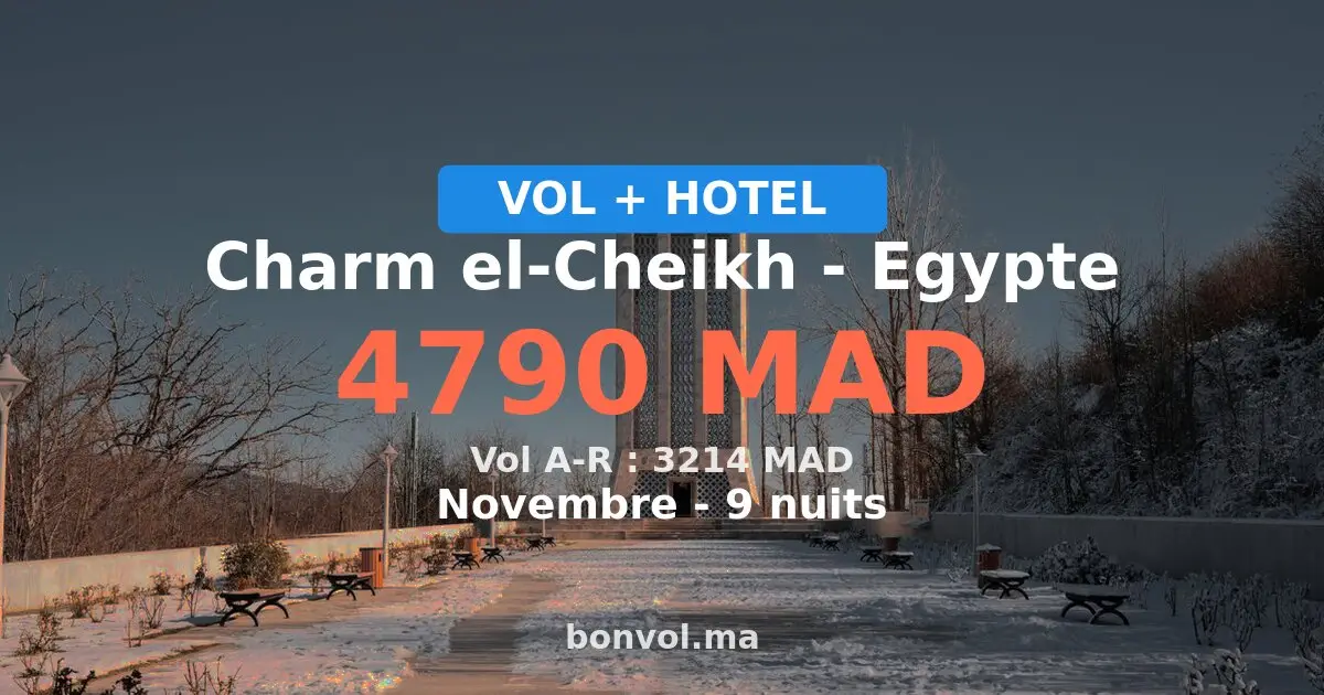 Séjour à Charm El-Cheikh pas cher — 4790 MAD
