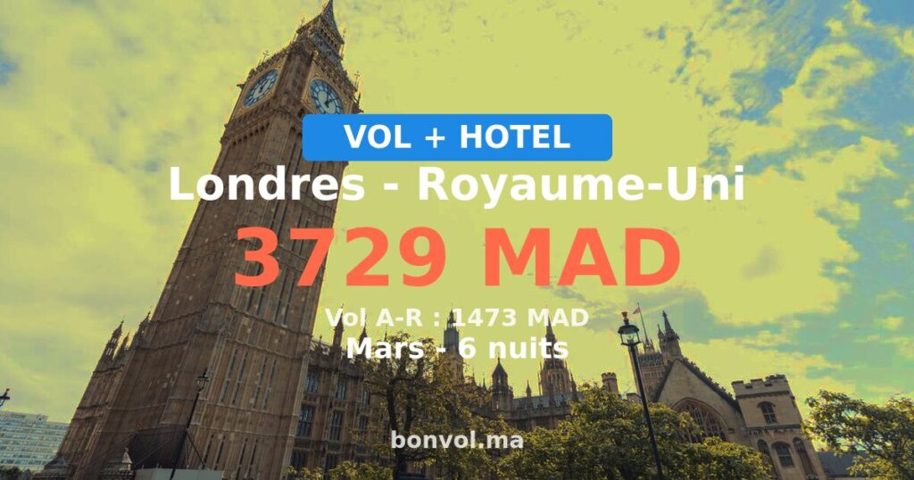 Séjour à Londres pas cher