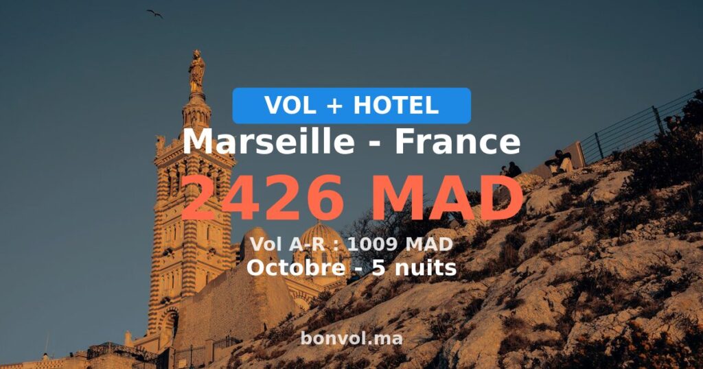 Séjour à Marseille pas cher — 2426 MAD