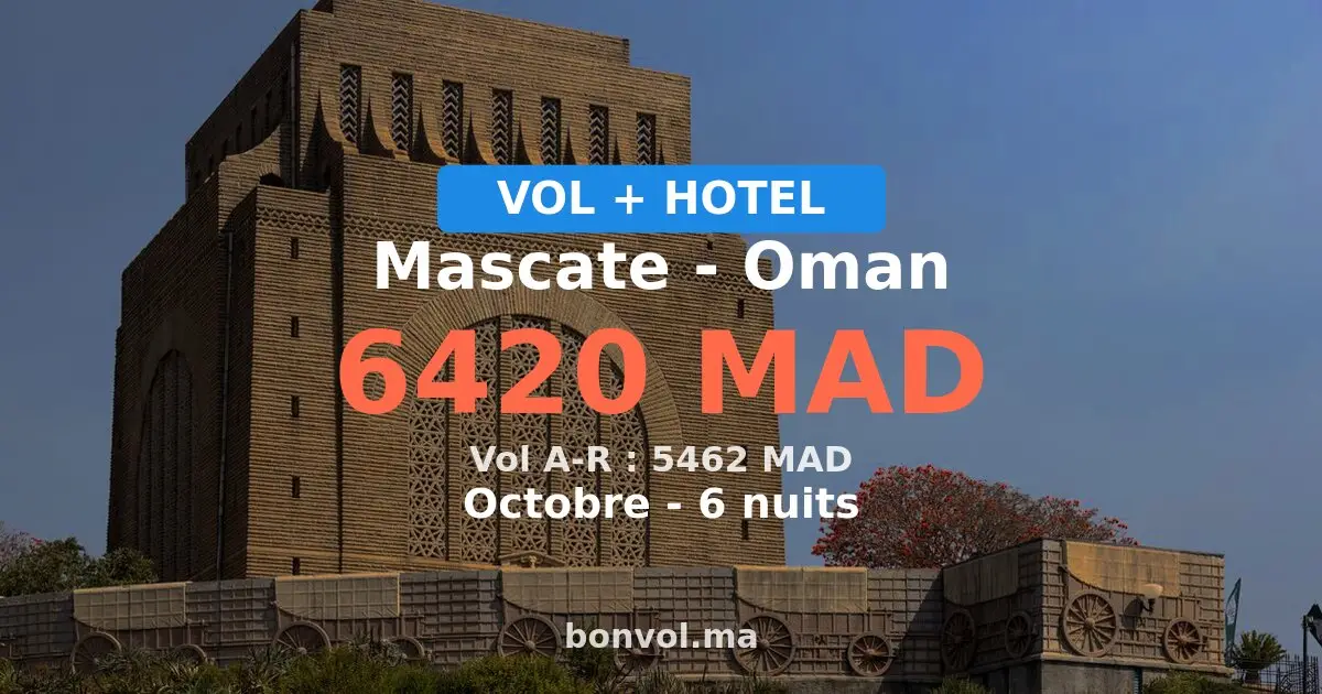 Séjour à Mascate pas cher