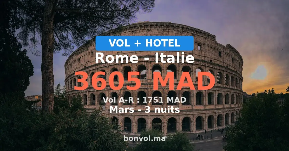 Séjour à Rome pas cher