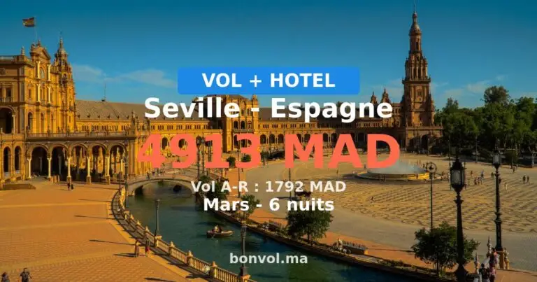 Séjour à Seville pas cher — 4913 MAD