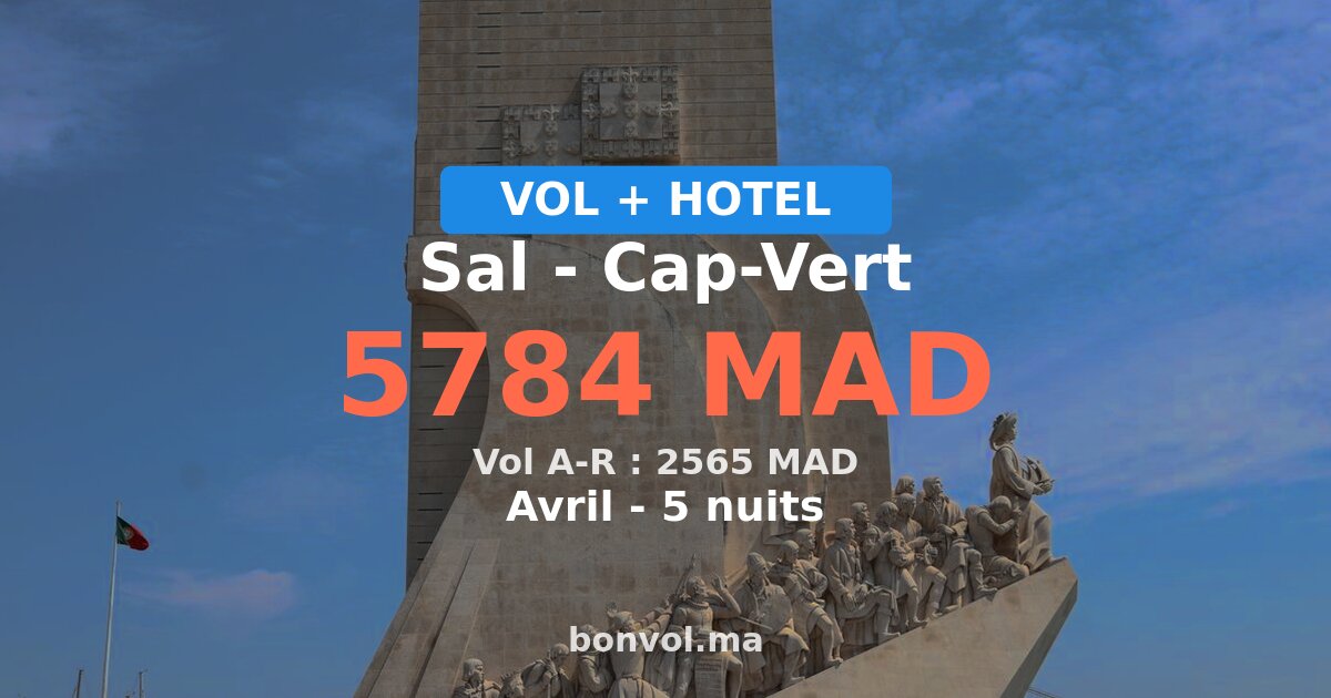 Séjour à Sal pas cher